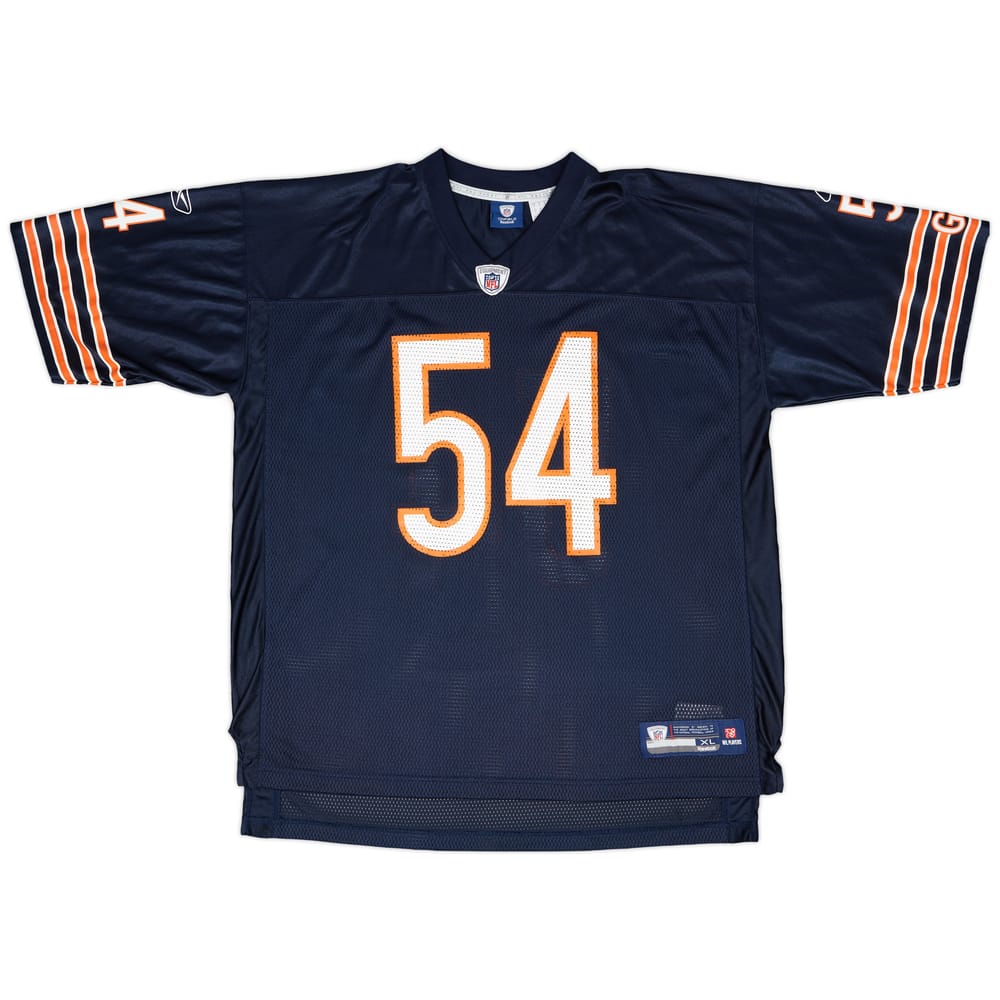 2008-11 Chicago Bears Urlacher #54 Reebok On Field Home Jersey - 9/10 - (XL)