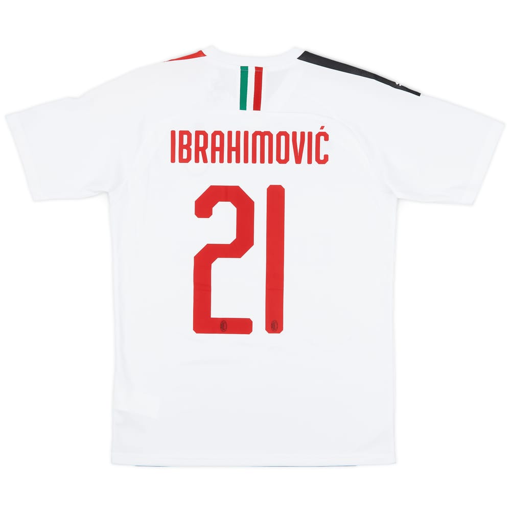 2019-20 AC Milan Away Shirt Ibrahimovic #21 (S)