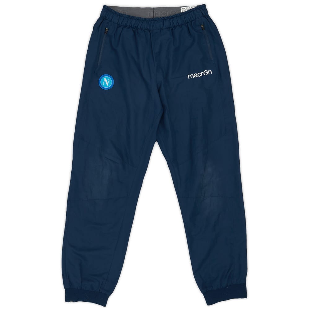 2010-11 Napoli Macron Track Pants/Bottoms - 9/10 - (XL.Boys)