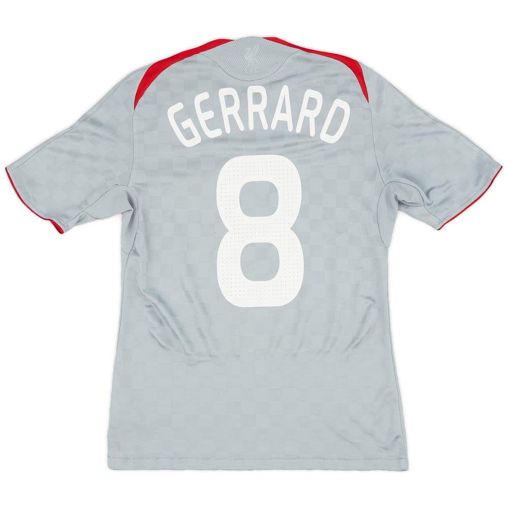 2008-09 Liverpool Away Shirt Gerrard #8 - 6/10 - (S)