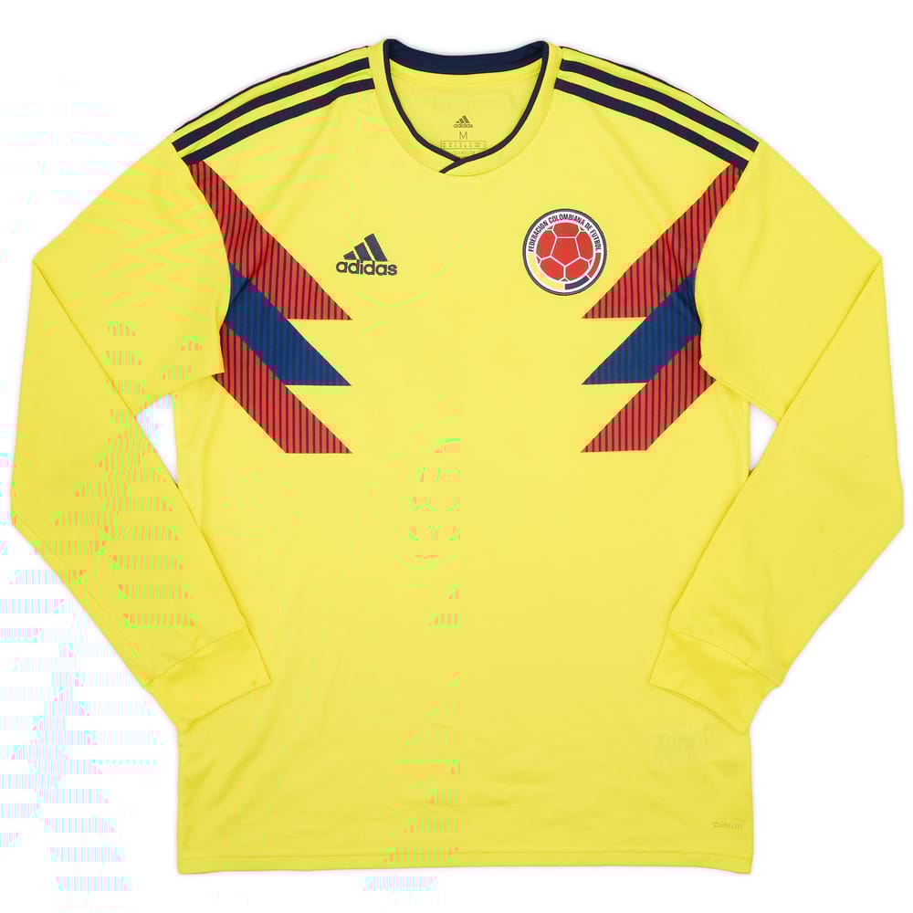 2018-19 Colombia Home L/S Shirt - 7/10 - (M)