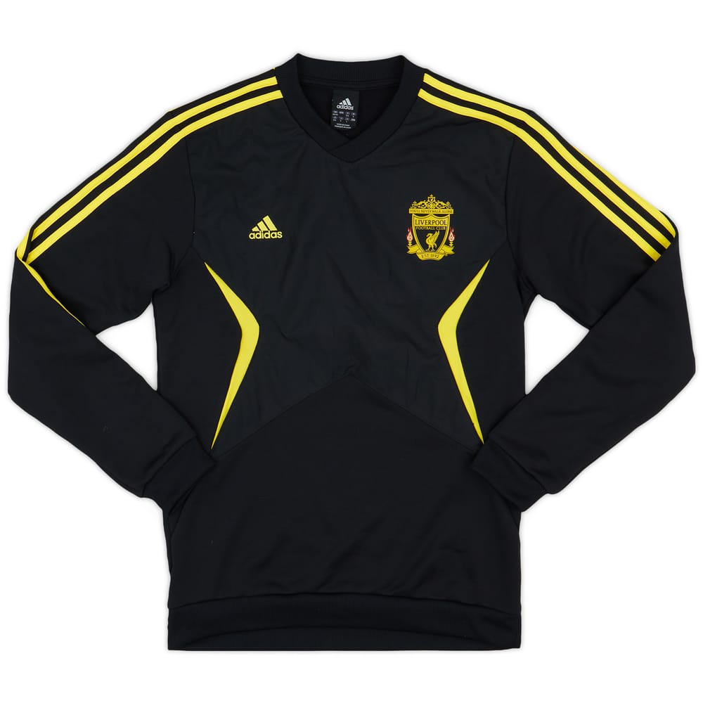 2010-11 Liverpool adidas Drill Top - 9/10 - (M)