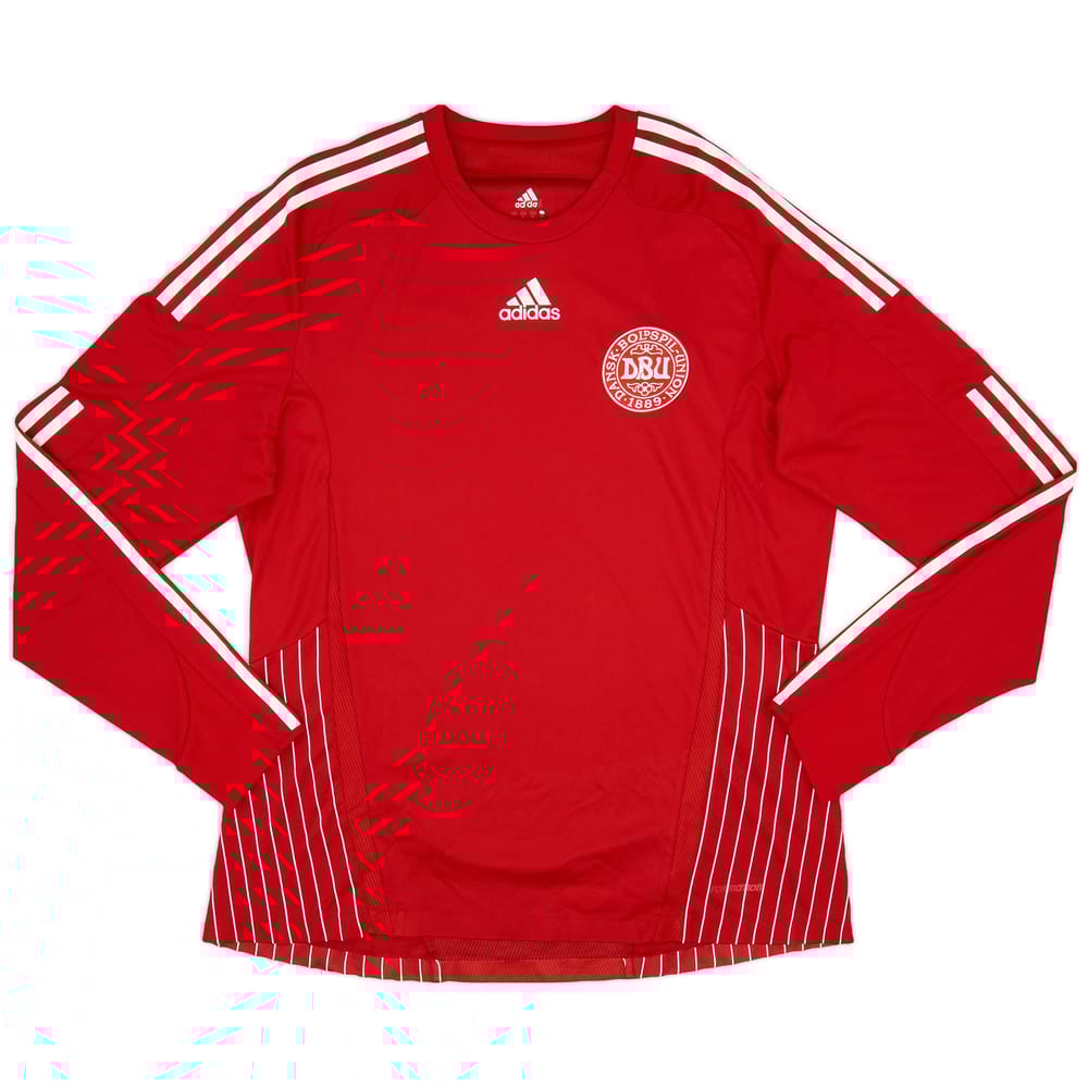 2007-10 Denmark Authentic Home L/S Shirt - 9/10 - (XL)