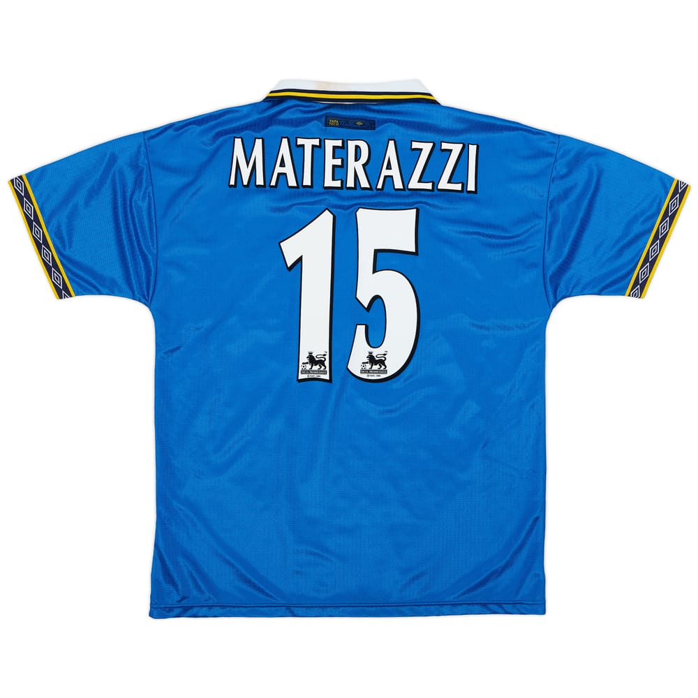 1997-99 Everton Home Shirt Materazzi #15 - 7/10 - (L)