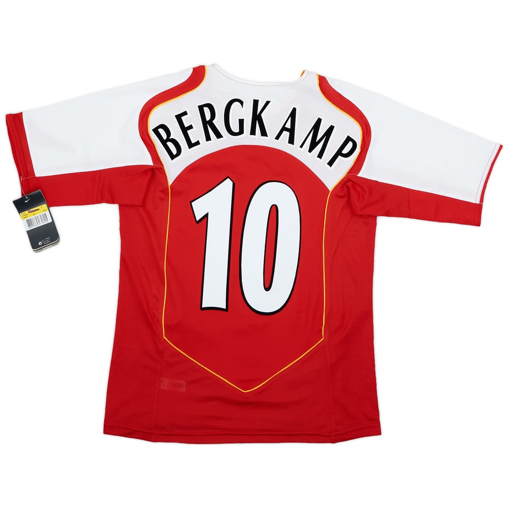 2004-05 Arsenal Home Shirt Bergkamp #10 (S)