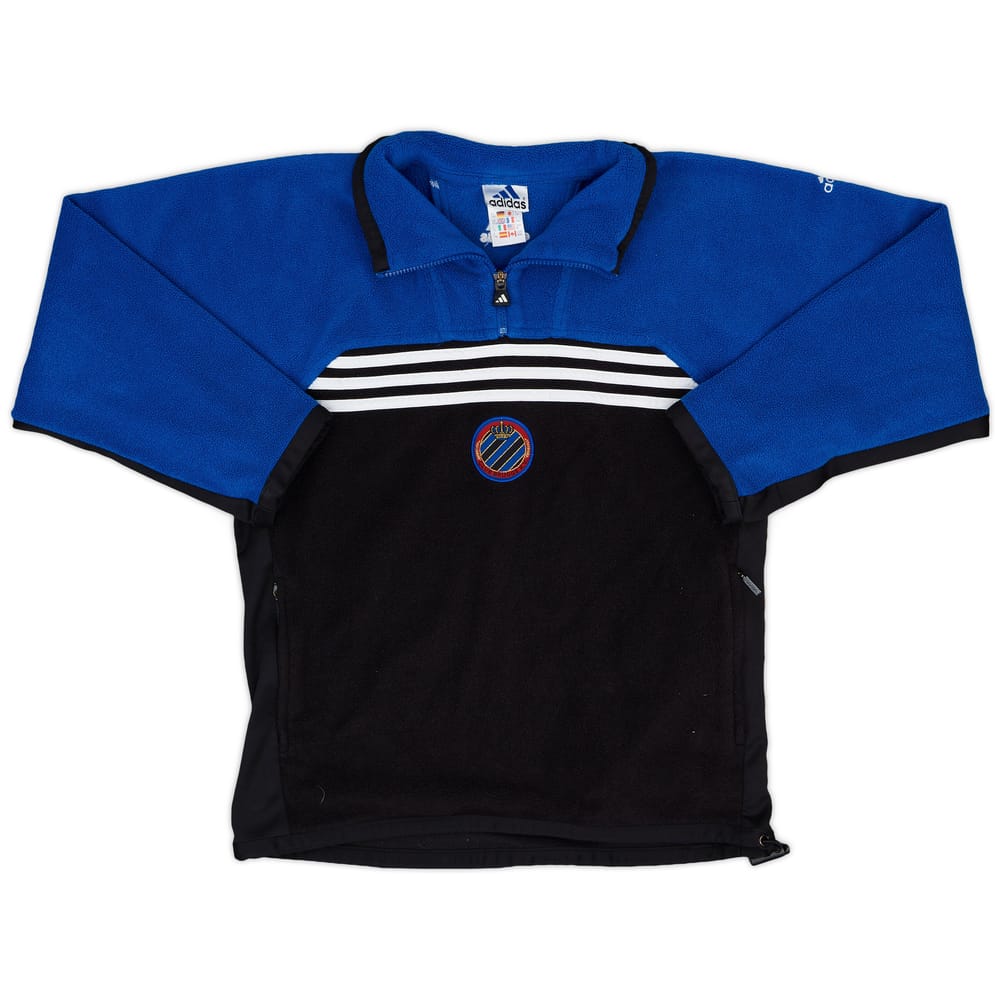 1999-00 Club Brugge adidas 1/4 Zip Fleece - 8/10 - (M.Boys)