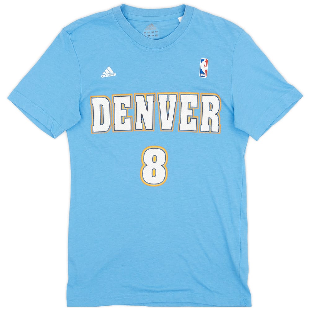 2013-14 Denver Nuggets Gallinari #8 adidas Tee - 6/10 - (XS)