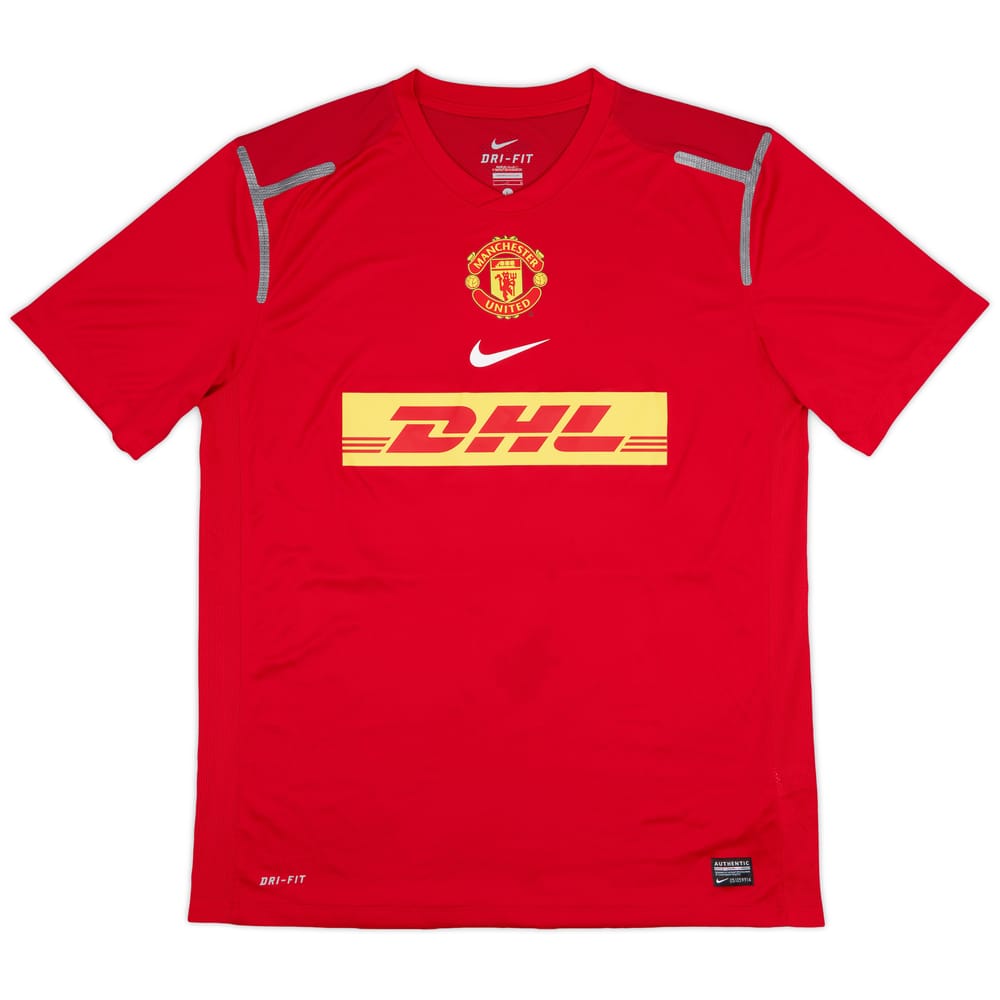 2012-13 Manchester United Player Issue Nike Training Shirt - 9/10 - (L)