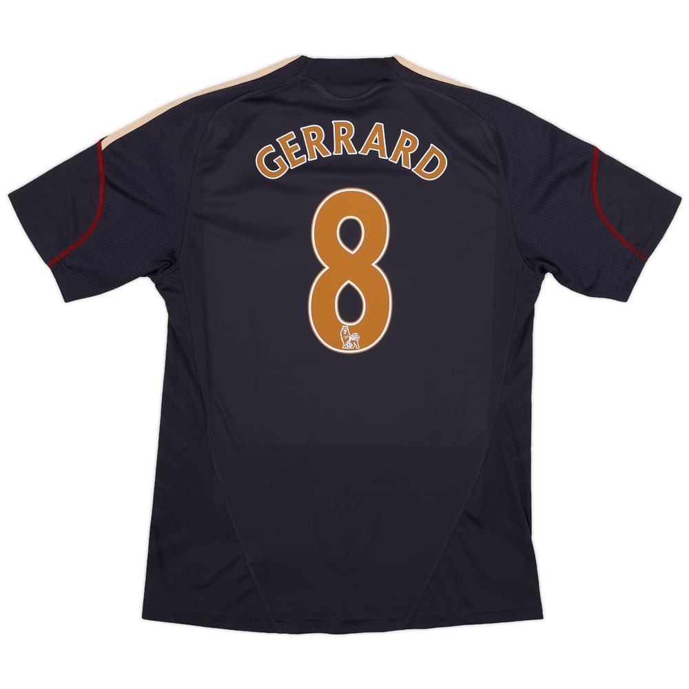 2009-10 Liverpool Away Shirt Gerrard #8 - 6/10 - (L)