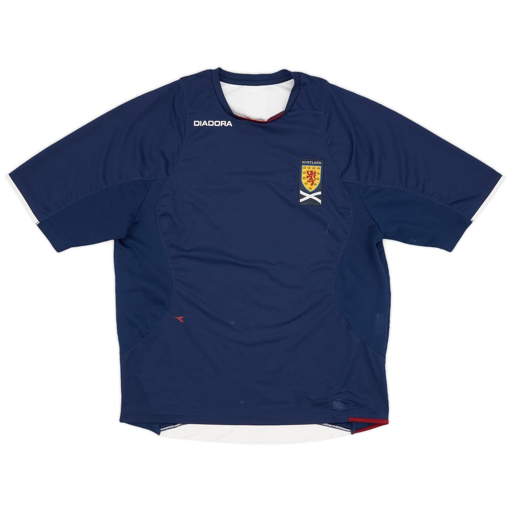 2007-08 Scotland Diadora Training Shirt - 6/10 - (L)
