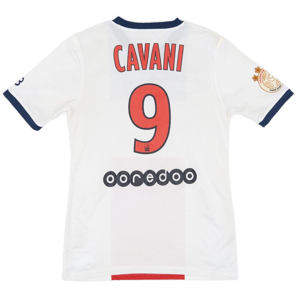 2013-14 Paris Saint-Germain Match Issue Away Shirt Cavani #9