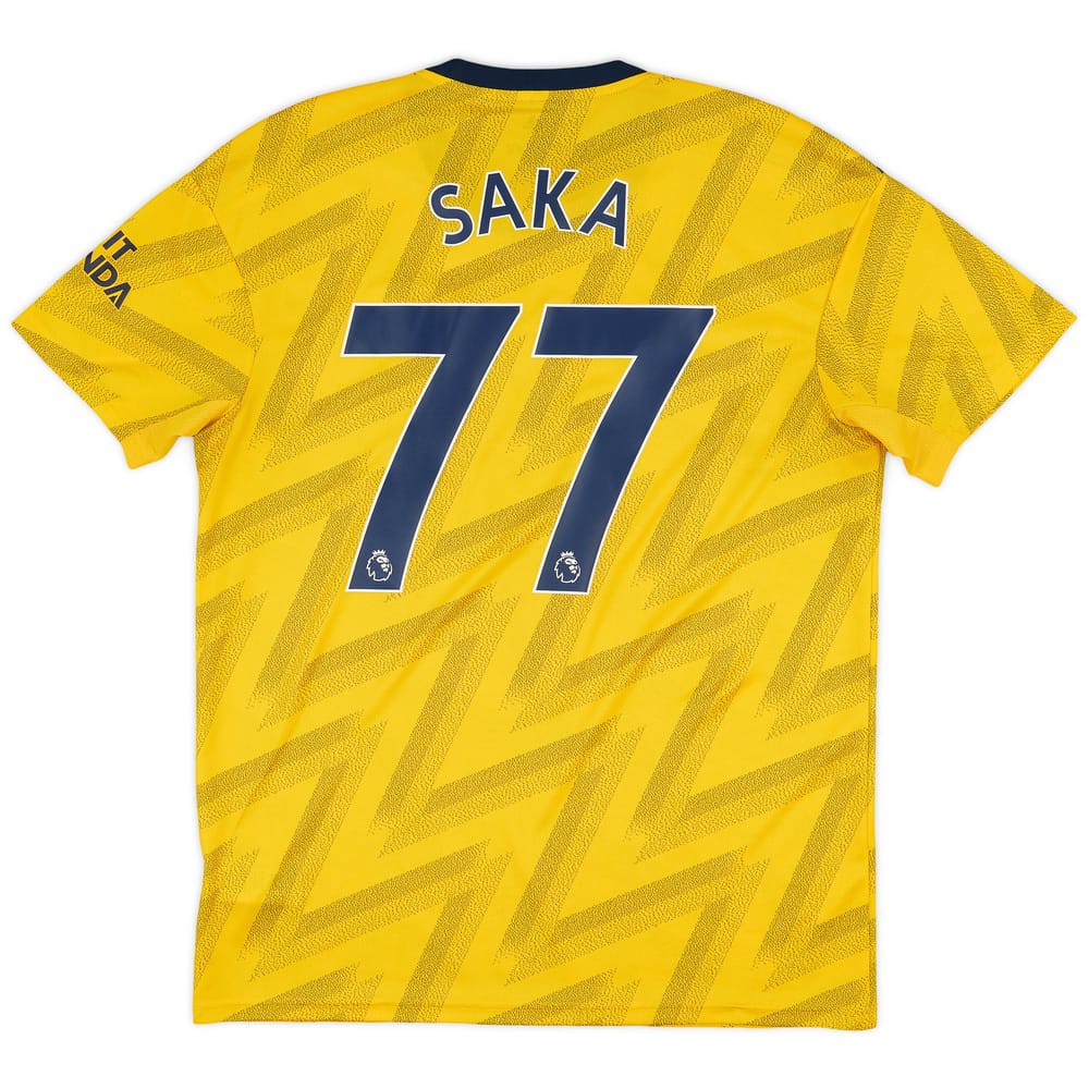 2019-20 Arsenal Away Shirt Saka #77 - 6/10 - (S)