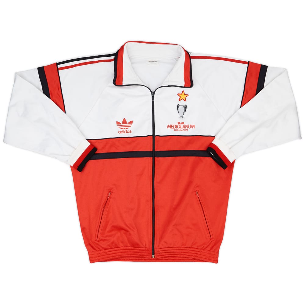 1990-92 AC Milan adidas Track Jacket - 8/10 - (L)