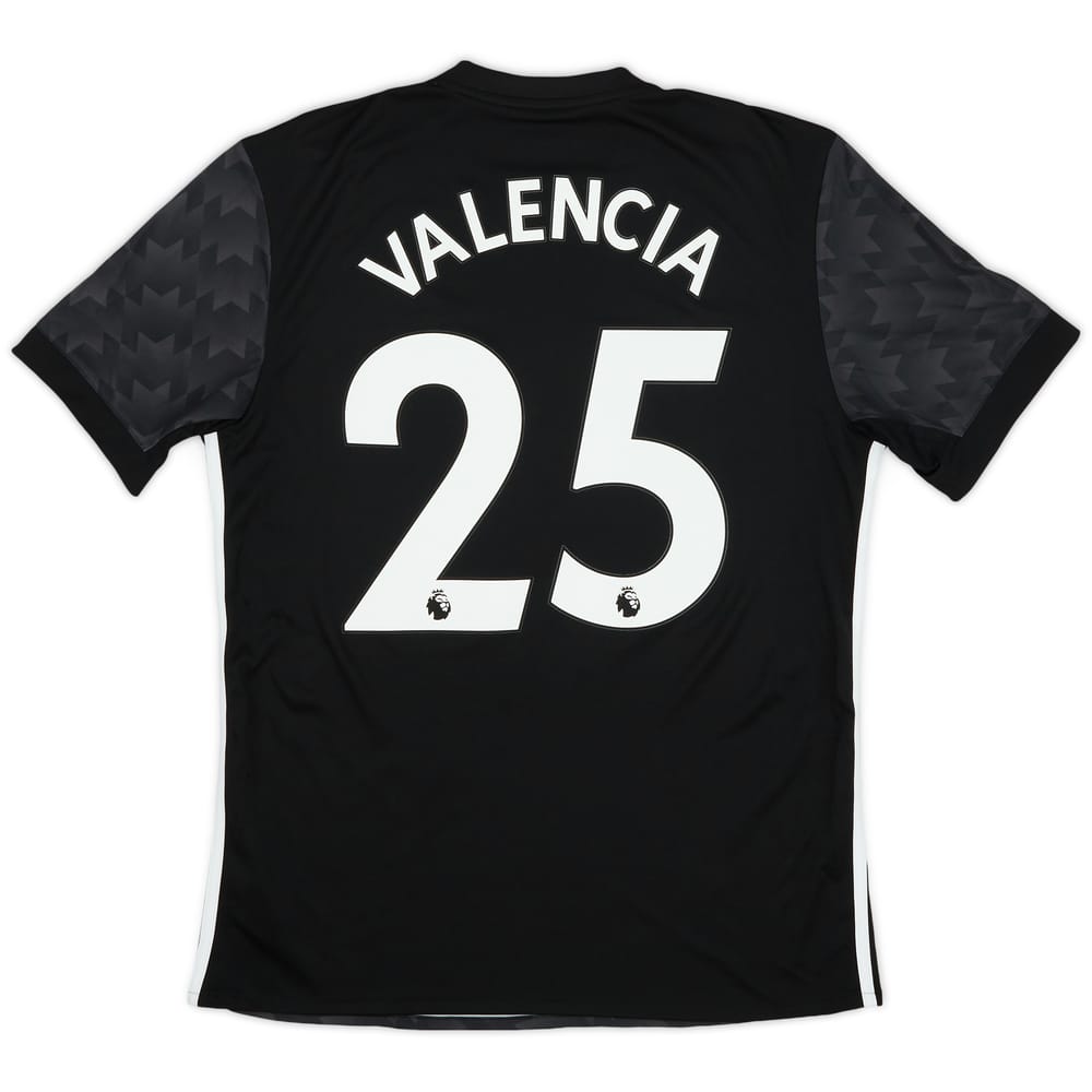 2017-18 Manchester United Away Shirt Valencia #25 - 9/10 - (M)