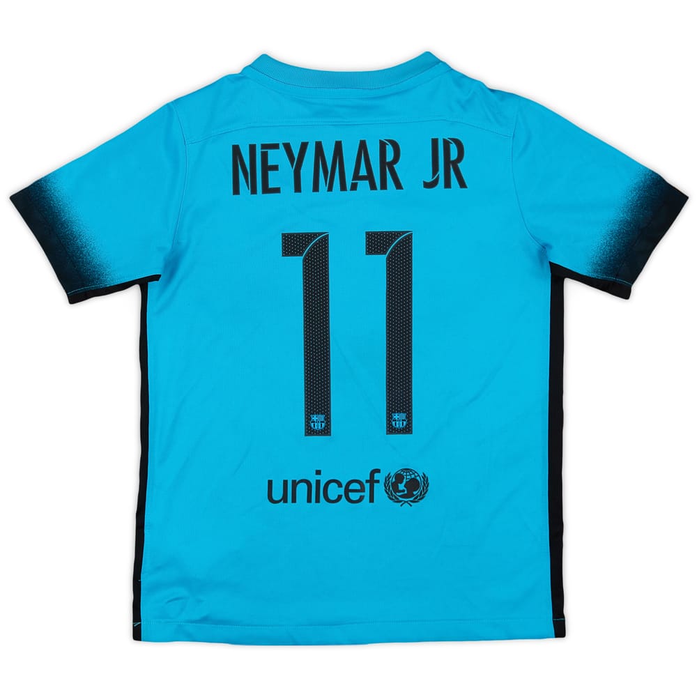 2015-16 Barcelona Third Shirt Neymar JR #11 - 8/10 - (M.Boys)