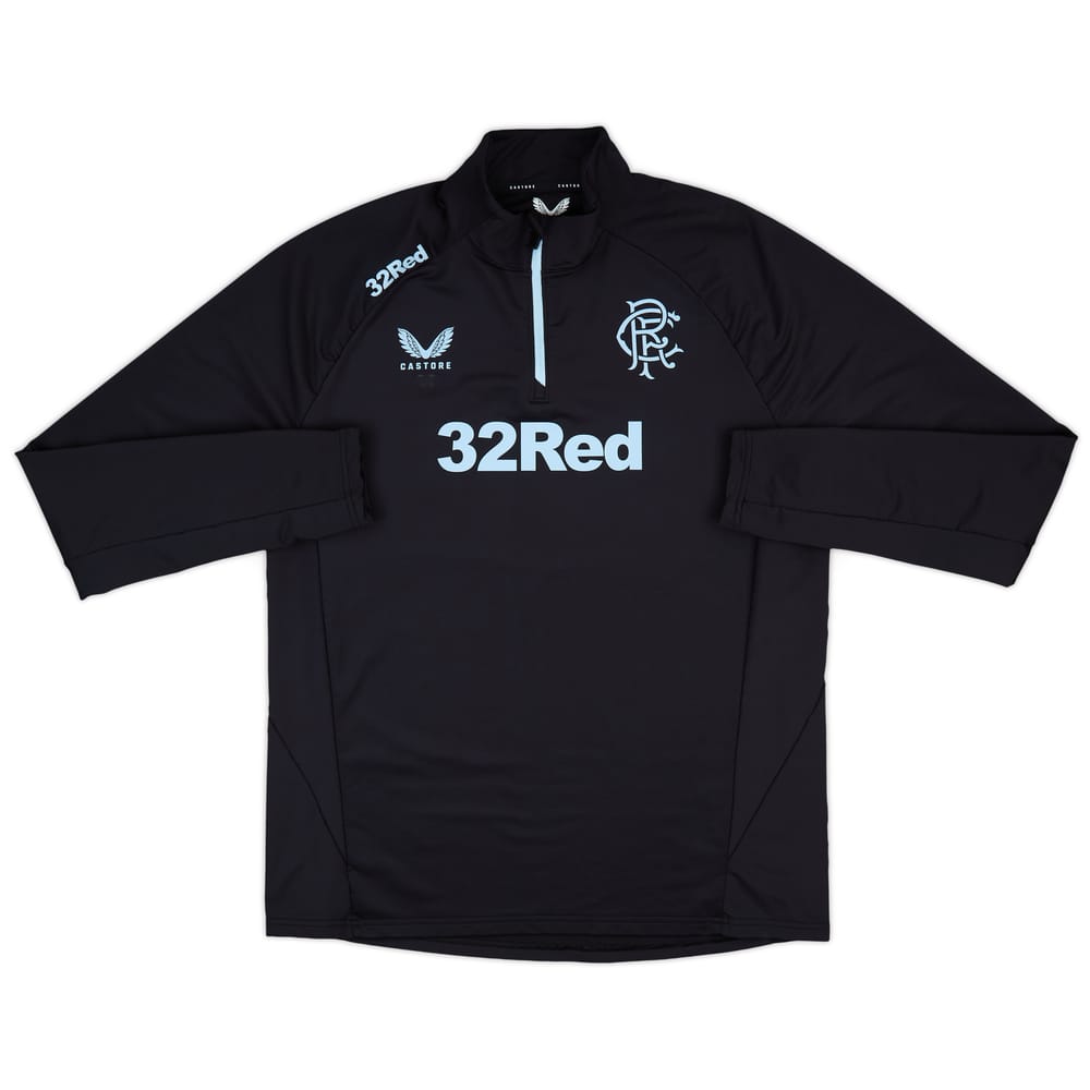 2024-25 Rangers Staff Issue 1/4 Zip Training Top # - 5/10 - (XL)