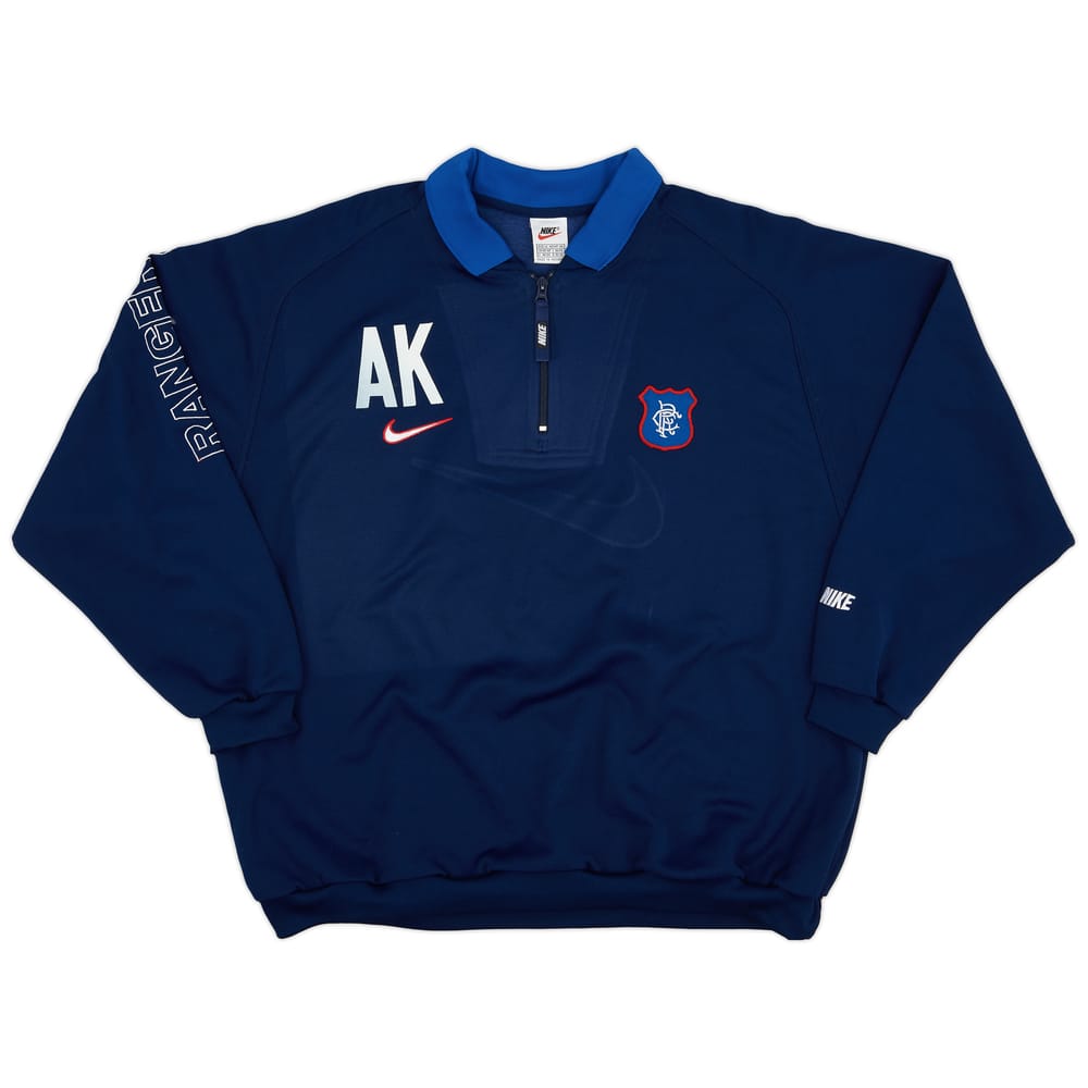 1997-98 Rangers Staff Issue Nike 1/2 Zip Top (AK)