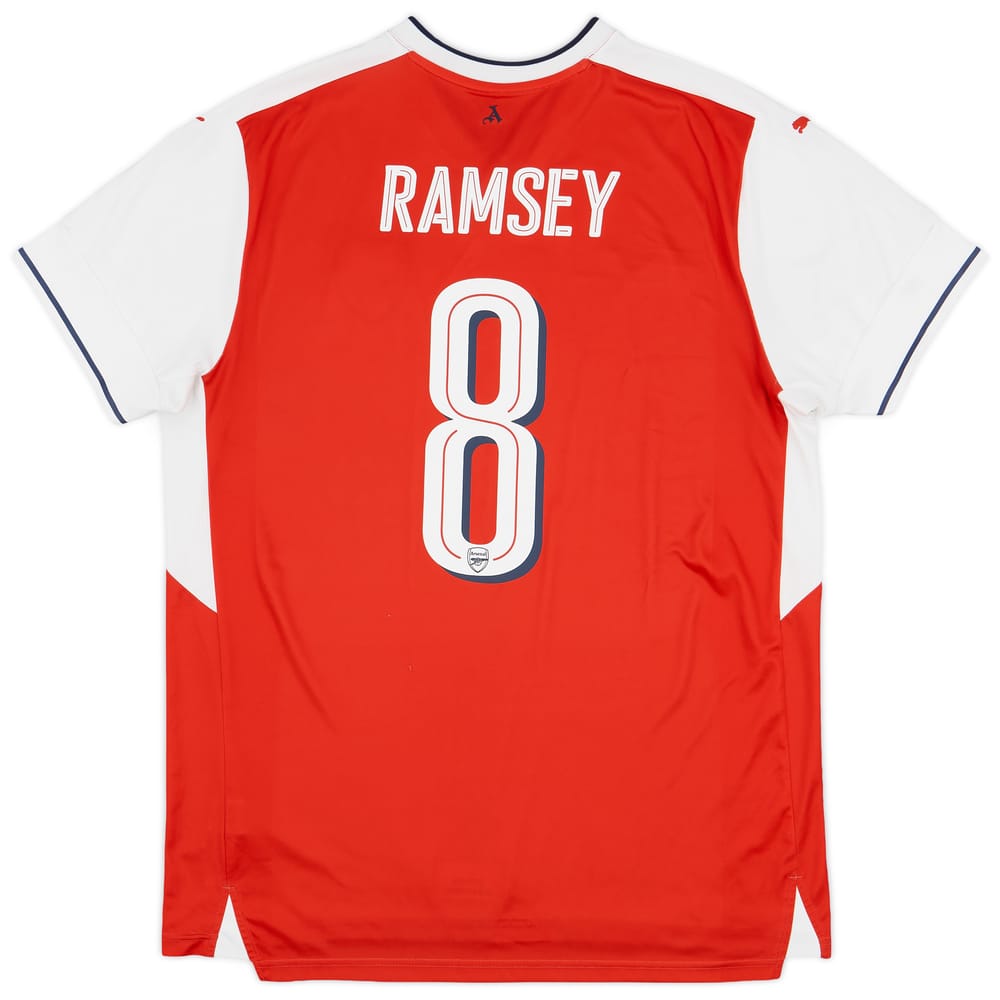 2016-17 Arsenal Home Shirt Ramsey #8 - 6/10 - (XL)