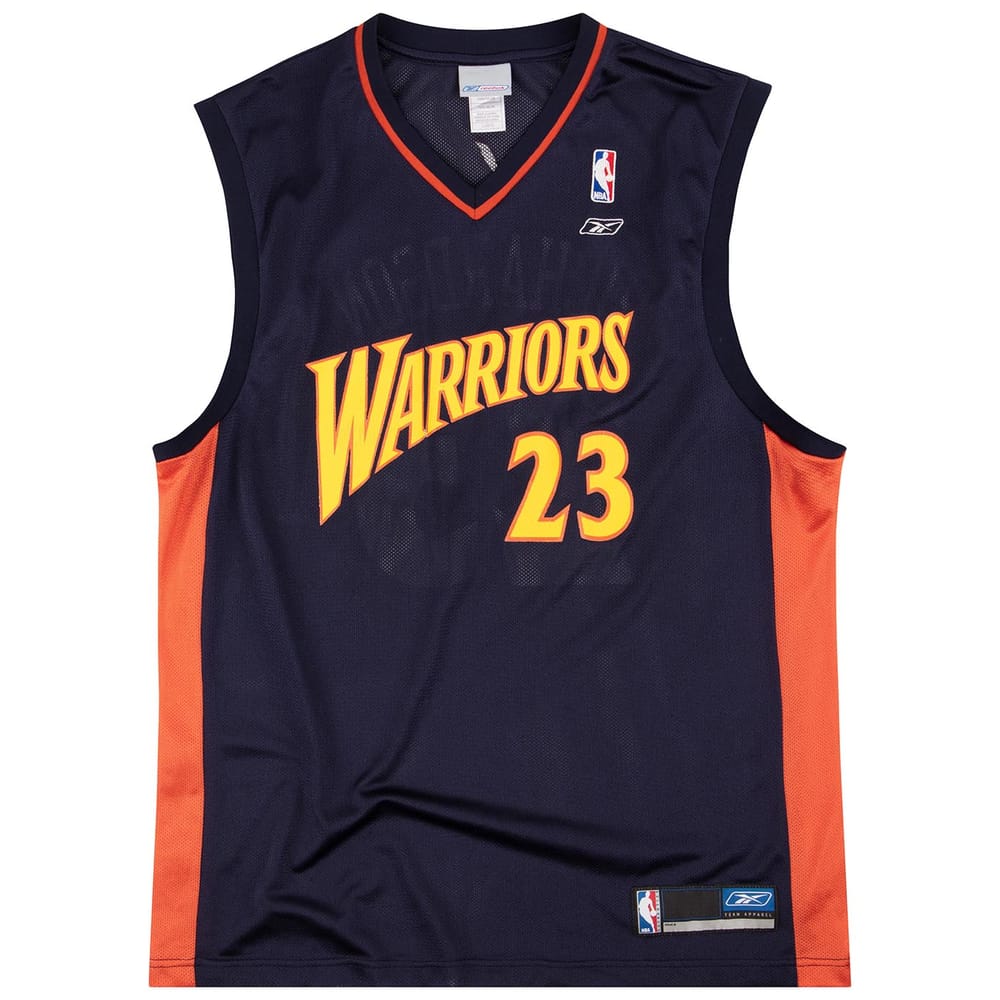 2002-04 Golden State Warriors Richardson #23 Reebok Jersey (Away) L