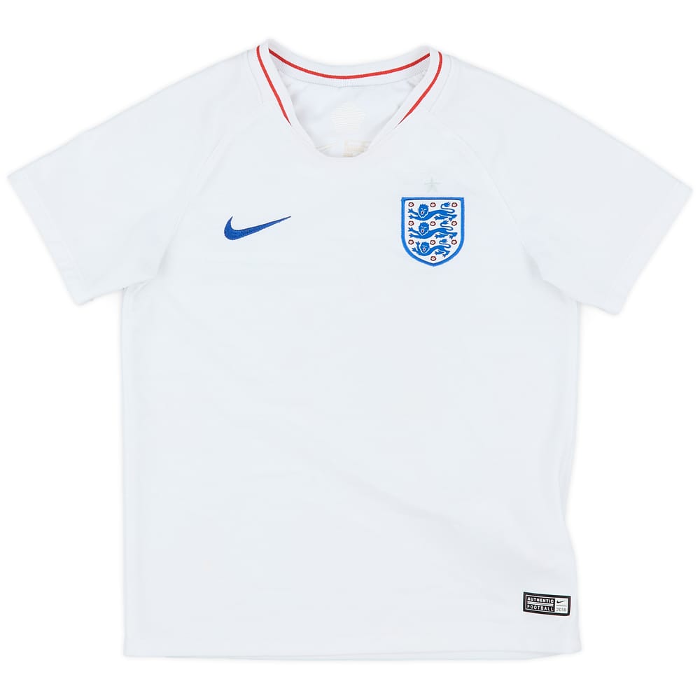 2018-19 England Home Shirt - 8/10 - (5-6 Years)