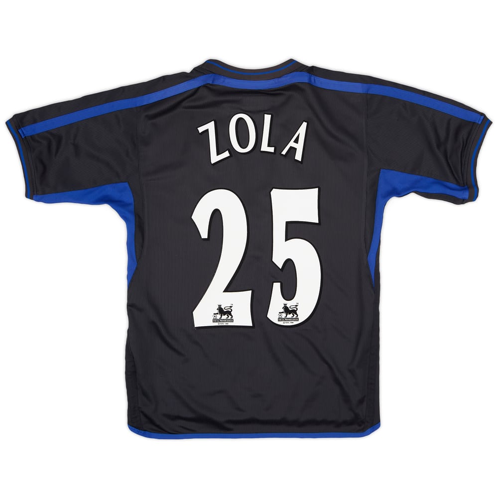2002-04 Chelsea Away Shirt Zola #25 - 8/10 - (S)