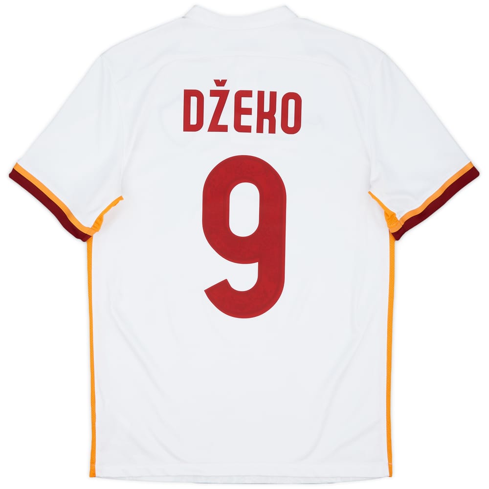 2015-16 Roma Away Shirt Dzeko #9 - 7/10 - (S)