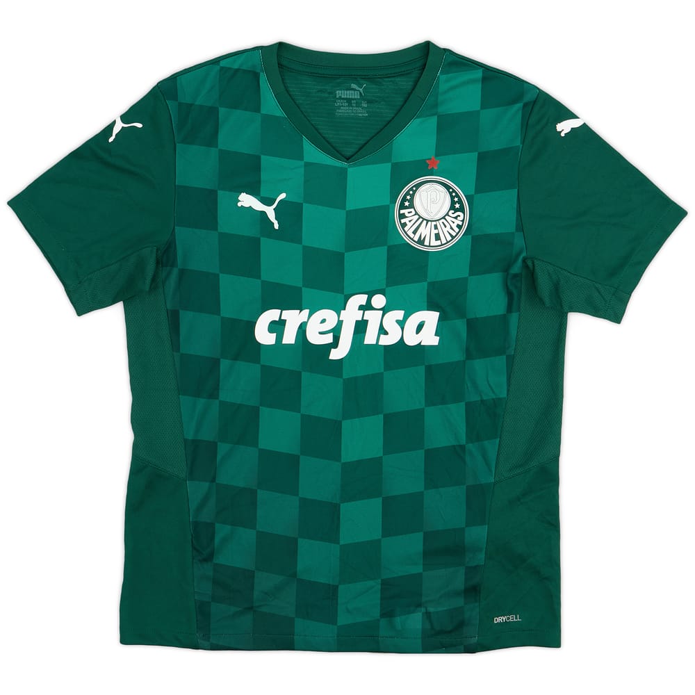 2021 Palmeiras Home Shirt - 9/10 - (L.Boys)
