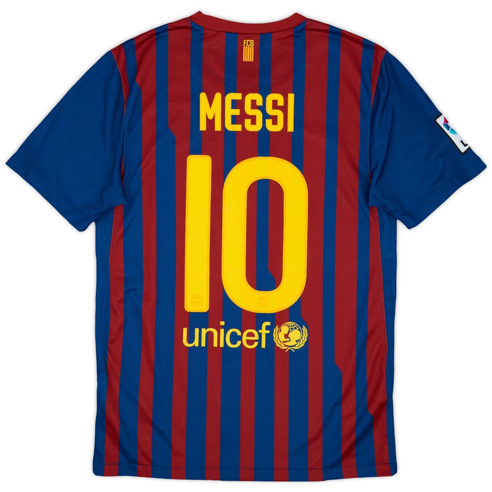 2011-12 Barcelona Home Shirt Messi #10 - 7/10 - (S)