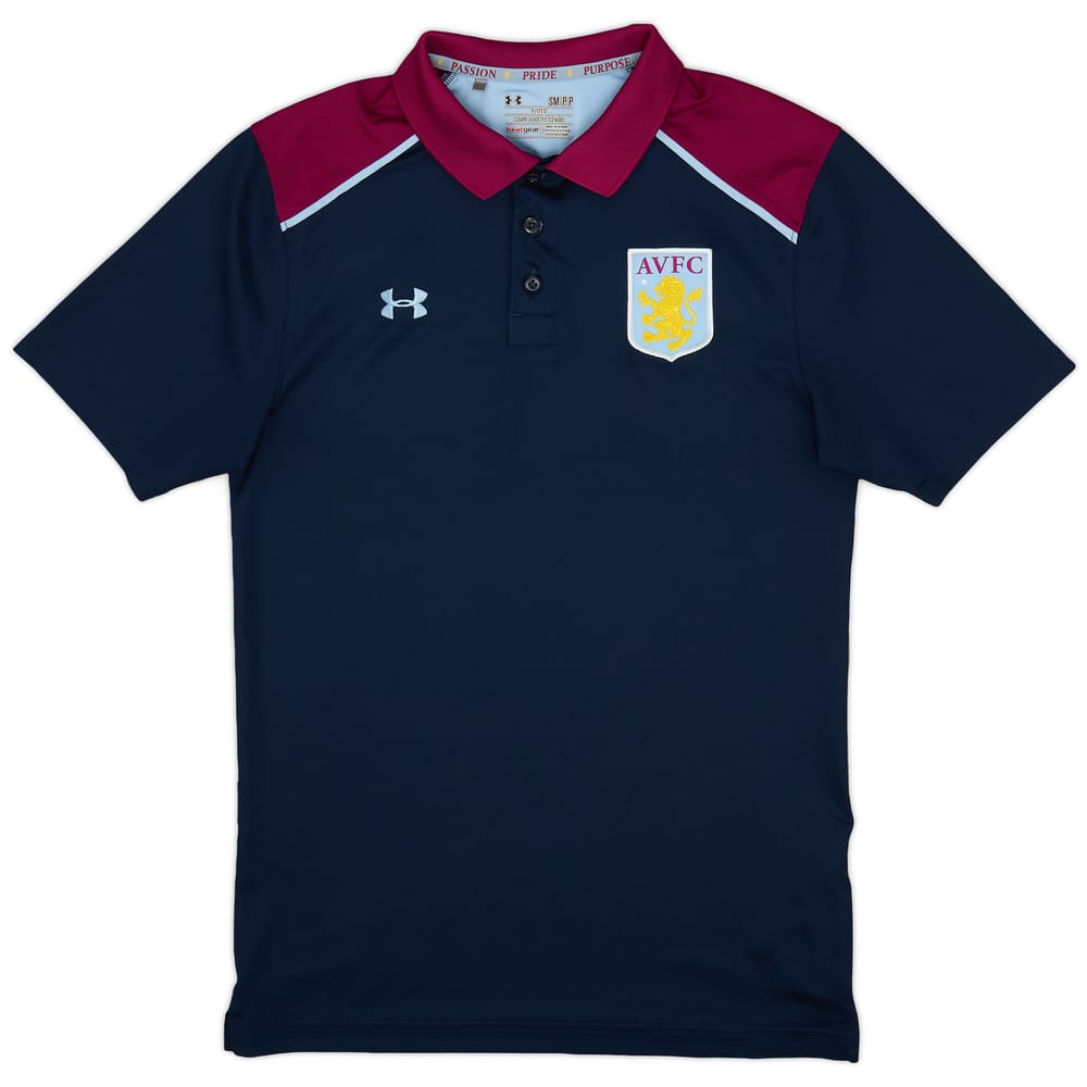 2016-17 Aston Villa Under Armour Training Polo - 10/10 - (S)