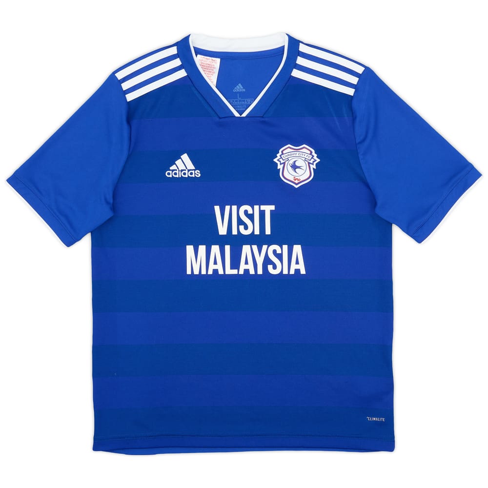 2018-19 Cardiff Home Shirt - 9/10 - (L.Boys)