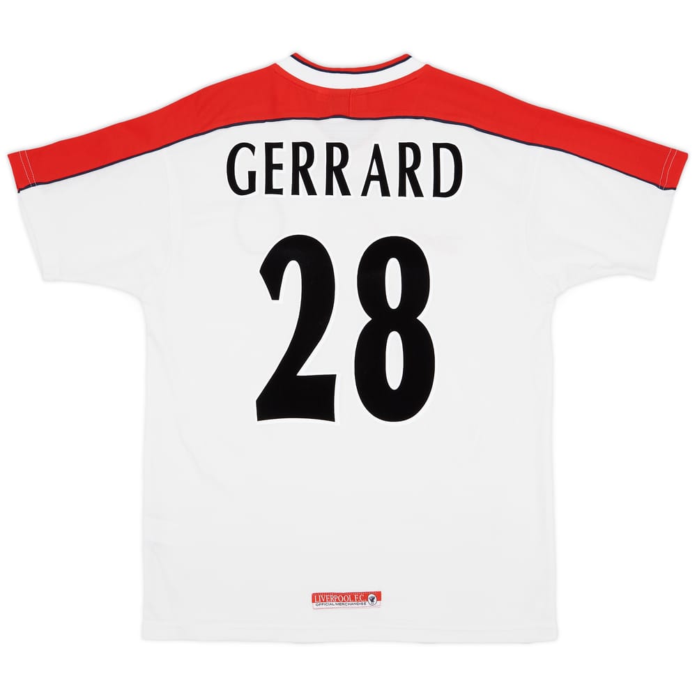 1998-99 Liverpool Away Shirt Gerrard #28 - 9/10 - (L)