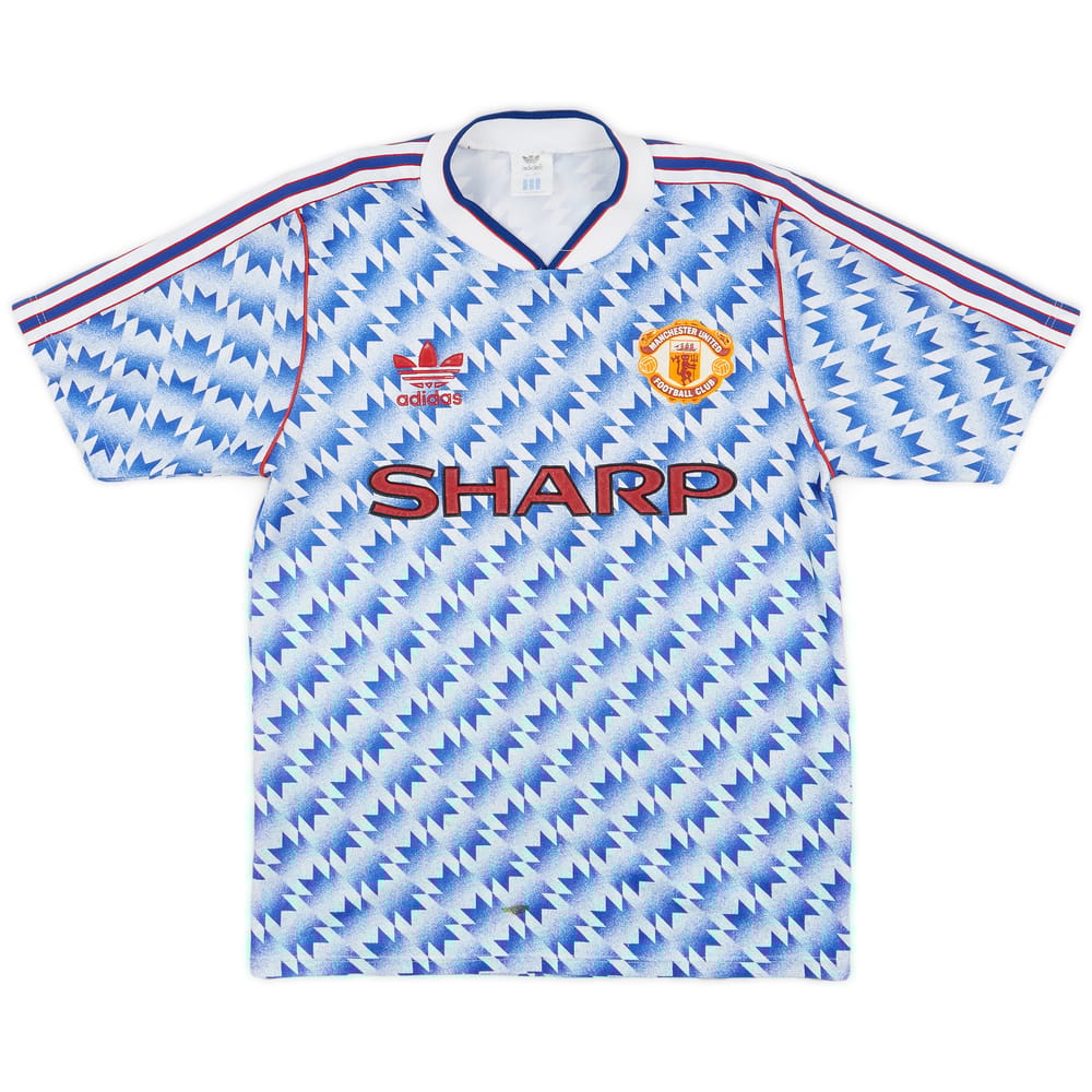 1990-92 Manchester United Away Shirt - 4/10 - (S)
