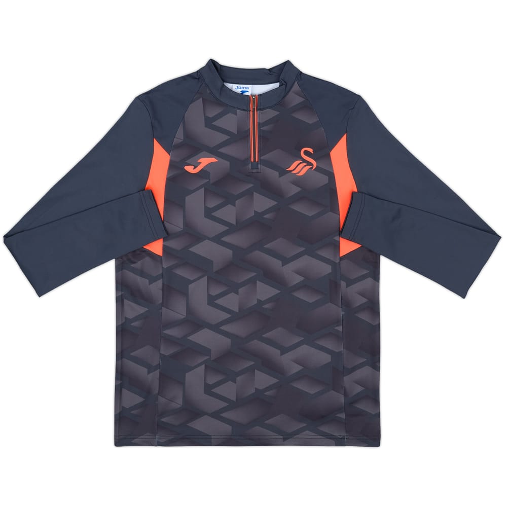 2023-24 Swansea City Joma 1/4 Zip Sweat Top