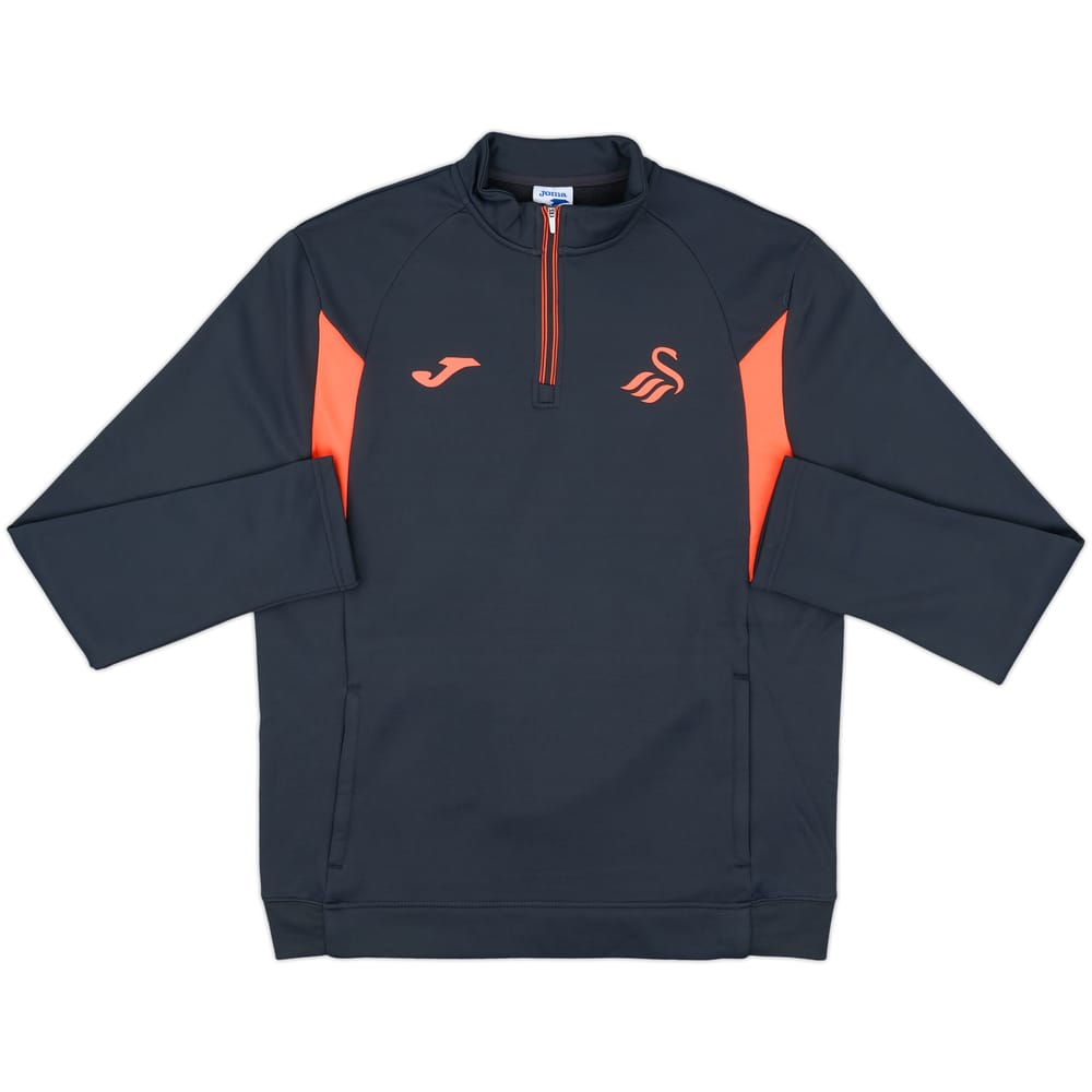 2023-24 Swansea City Joma 1/4 Zip Sweat Top (L)