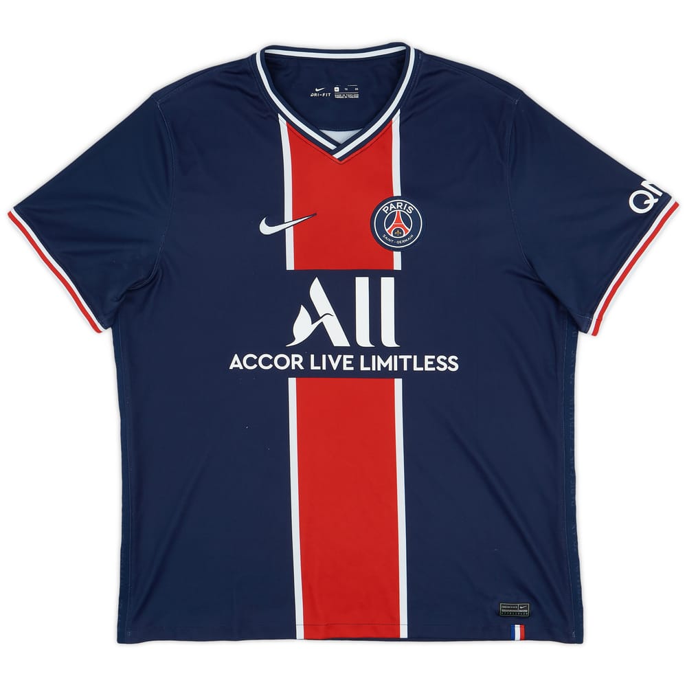 2020-21 Paris Saint-Germain Home Shirt - 8/10 - (XL)