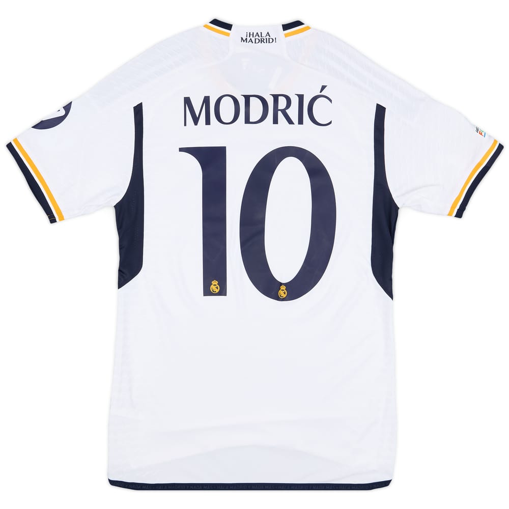 2023-24 Real Madrid Authentic Home CL Shirt Modric #10 (M)