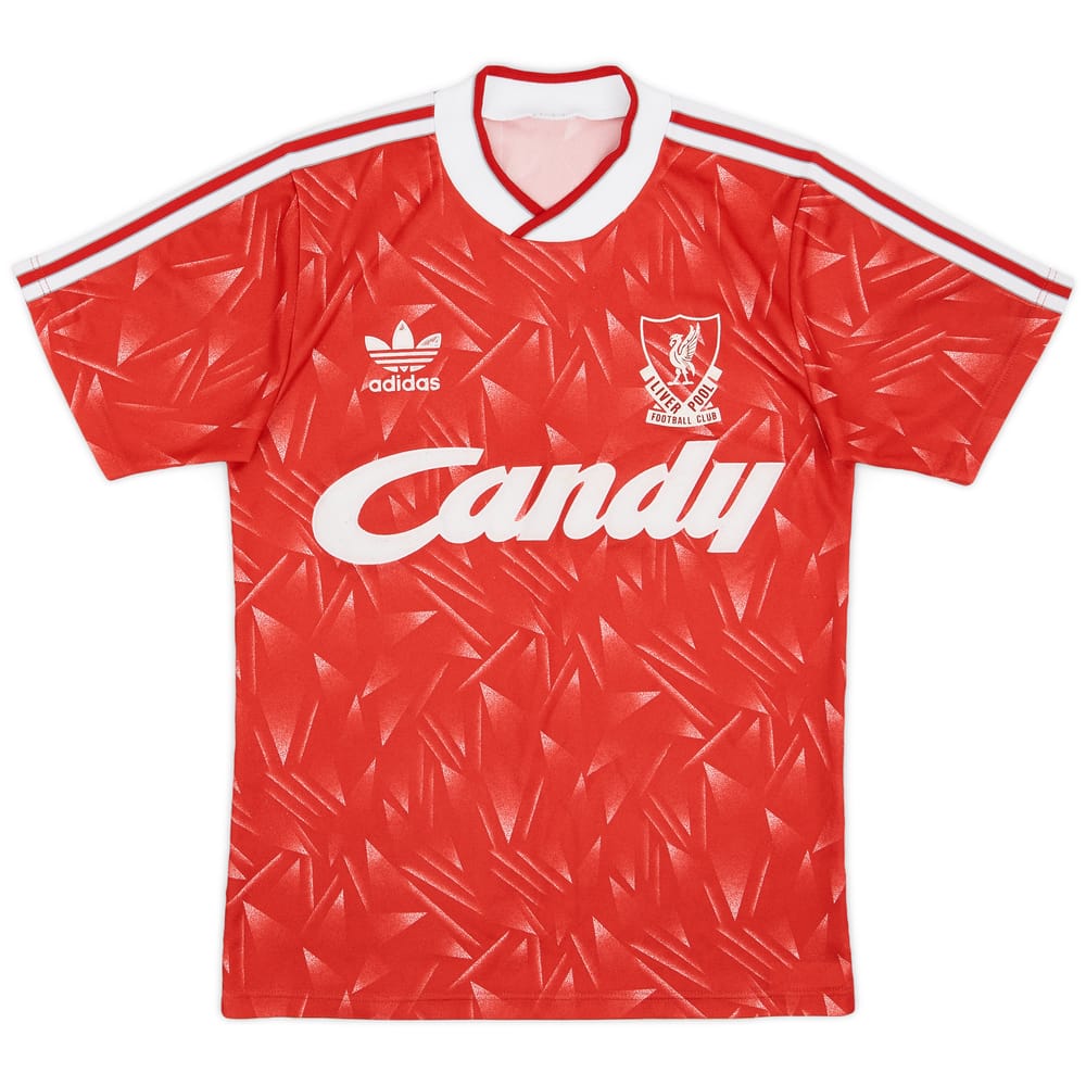 1989-91 Liverpool Home Shirt - 7/10 - (S)