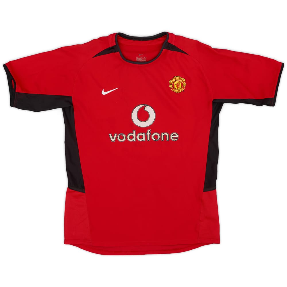 2002-04 Manchester United Home Shirt - 9/10 - (L.Boys)