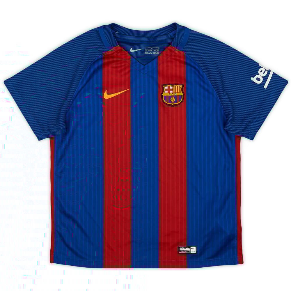 2016-17 Barcelona Home Shirt - 9/10 - (S.Boys)