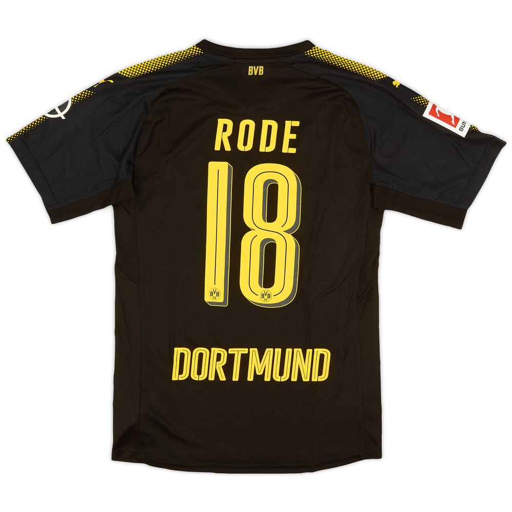 2017-18 Borussia Dortmund Authentic Away Shirt Rode #18 - 10/10 - (M)