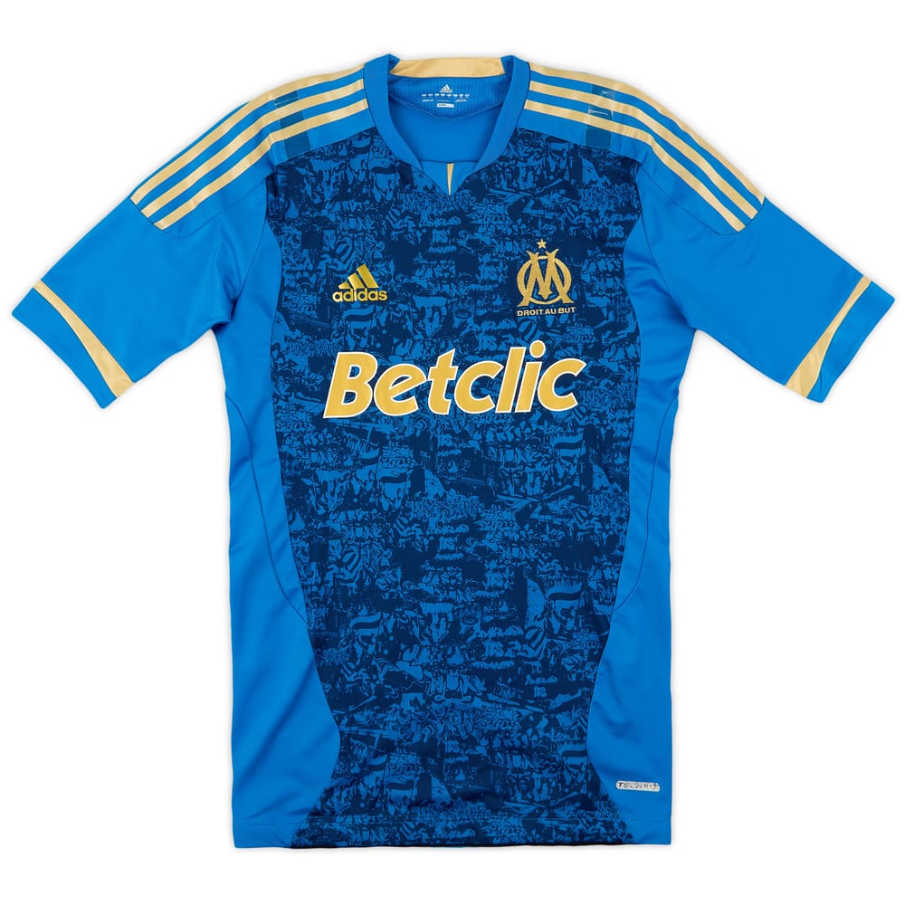2011-12 Olympique Marseille Player Issue Techfit Away Shirt - 6/10 - (L)