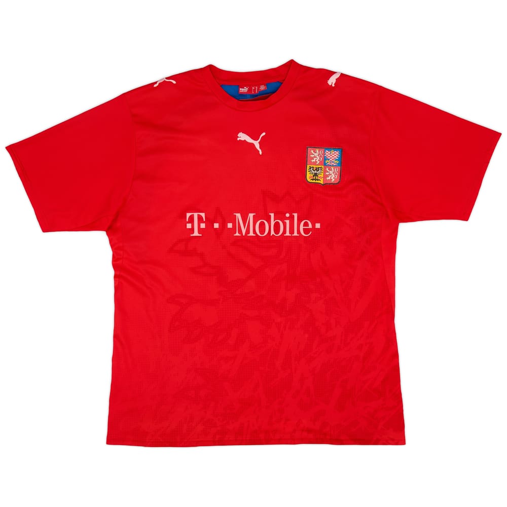 2006-08 Czech Republic Basic Home Shirt - 6/10 - (XL)