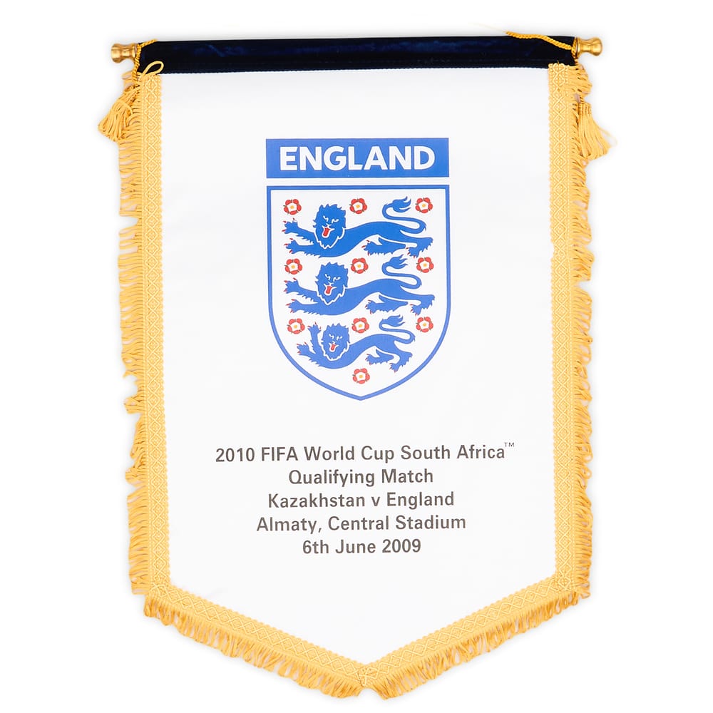 2009 England Match Pennant World Cup 2010 Qualifier (v Kazakhstan)