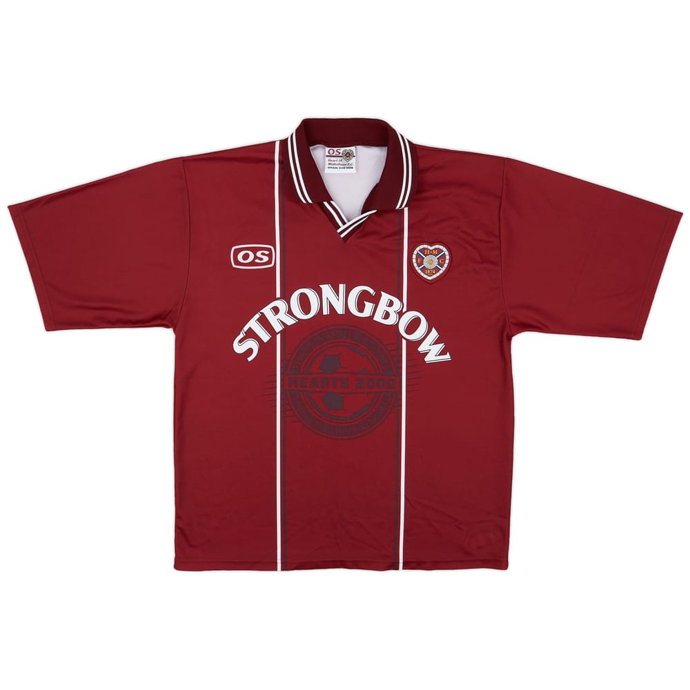 1999-00 Hearts Home Shirt - 9/10 - (L)