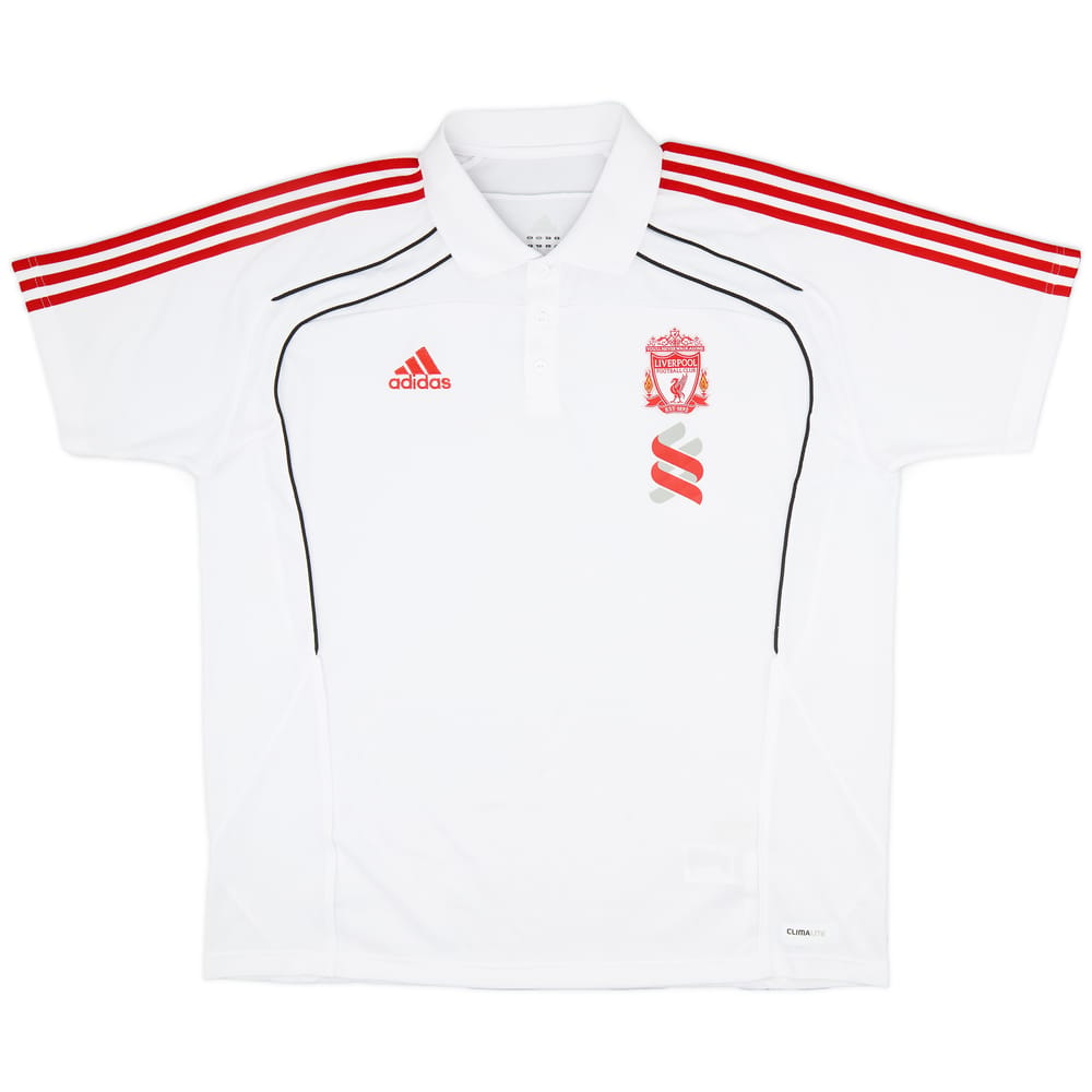 2010-11 Liverpool adidas Polo Shirt - 9/10 - (4XL)