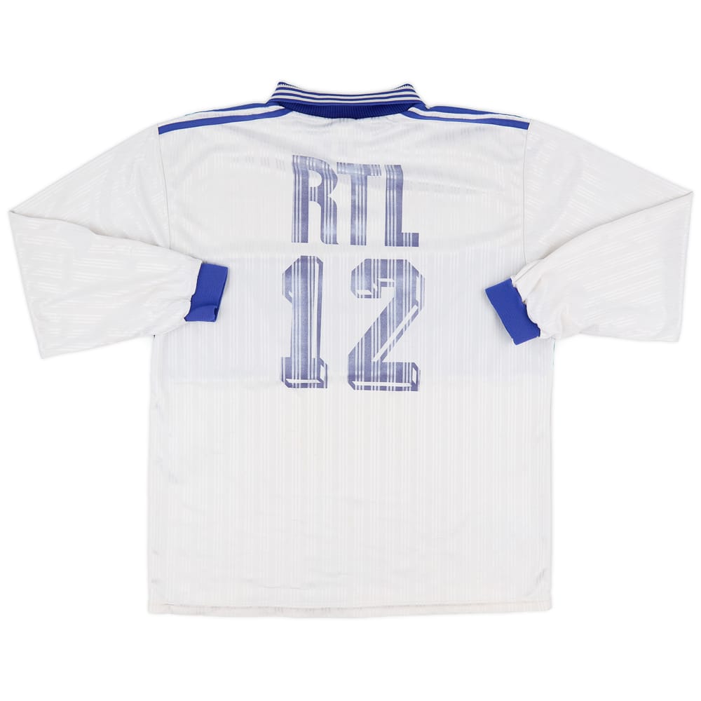 1990s adidas Coupe De France Template L/S Shirt #12 - 6/10 - (XL)