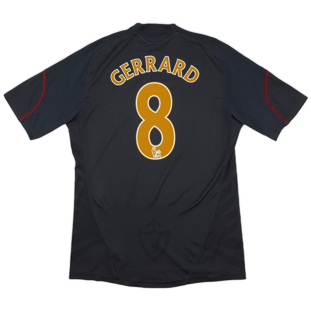 2009-10 Liverpool Away Shirt Gerrard #8 - 6/10 - (M)