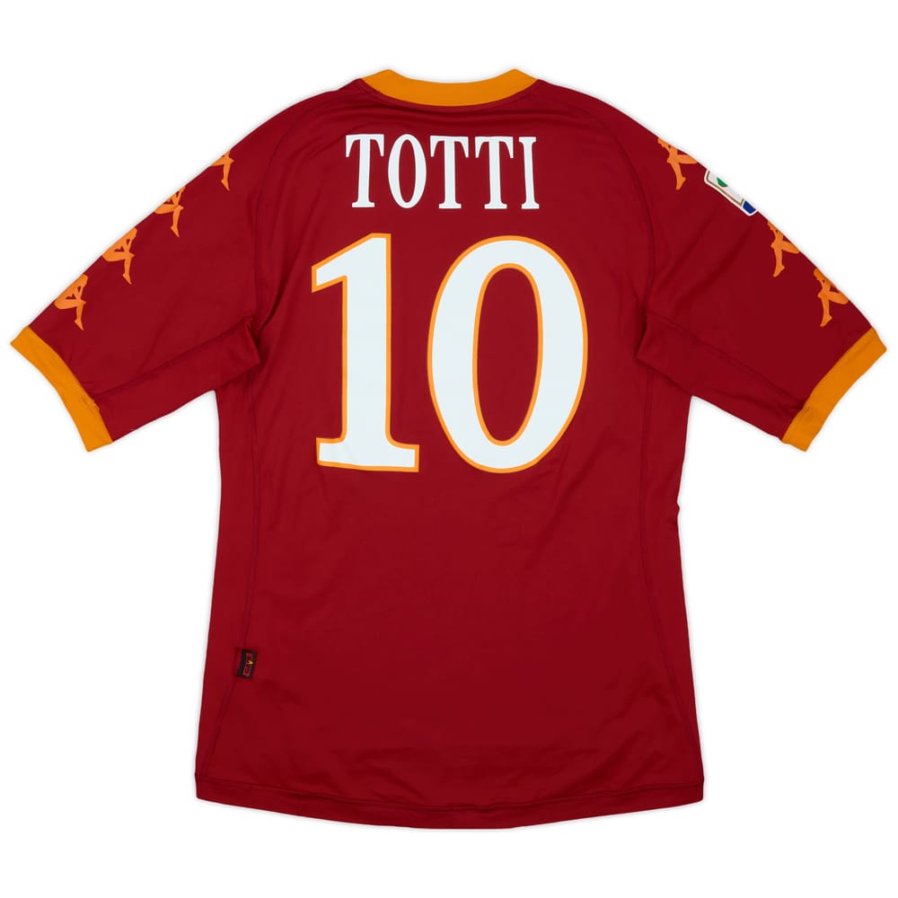 2010-11 Roma Home Shirt Totti #10 - 6/10 - (XL)