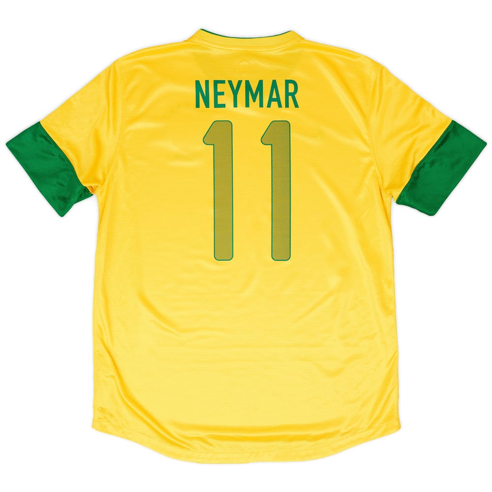 2012-13 Brazil Home Shirt - 7/10 - (L)