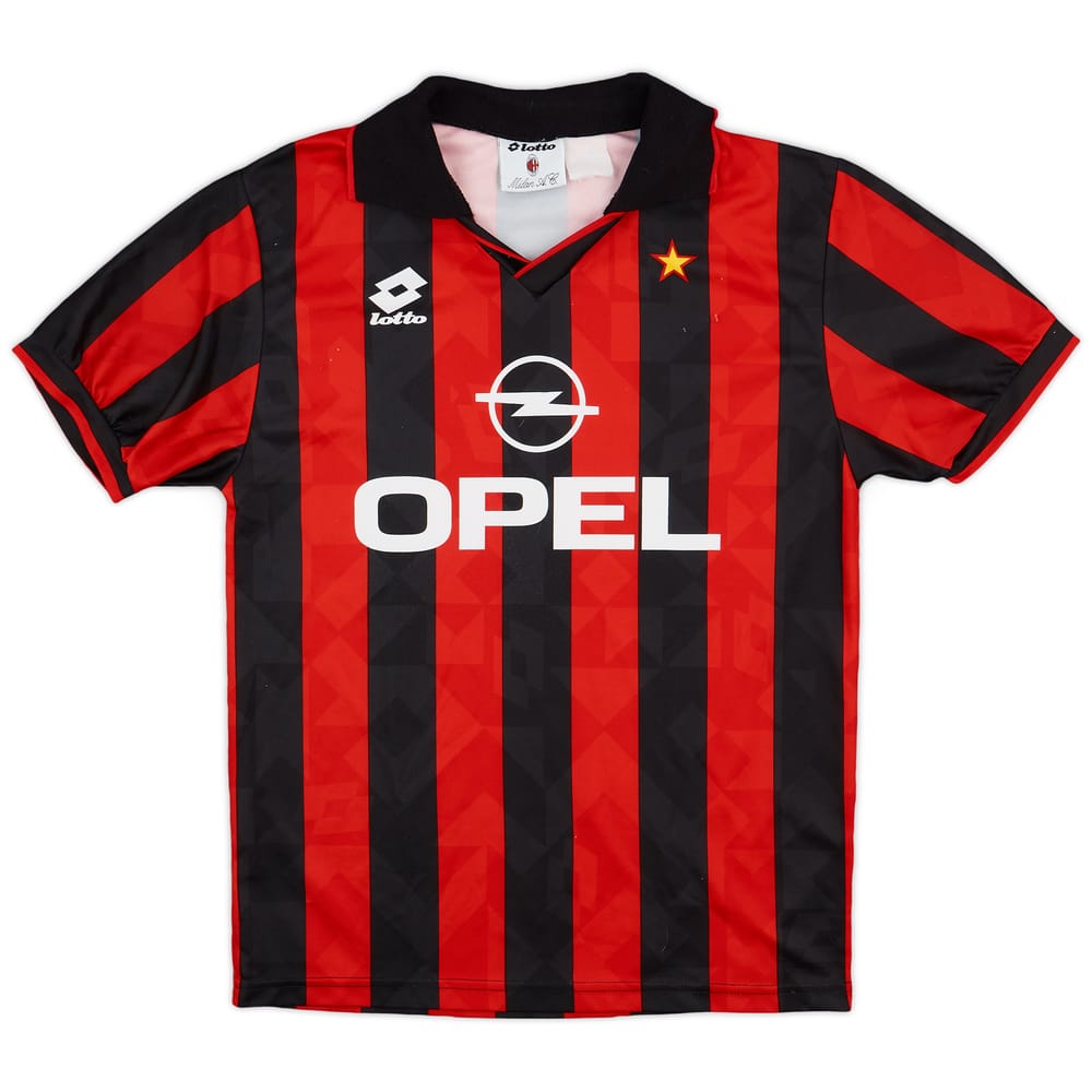 1994-95 AC Milan Home Shirt - 9/10 - (M)